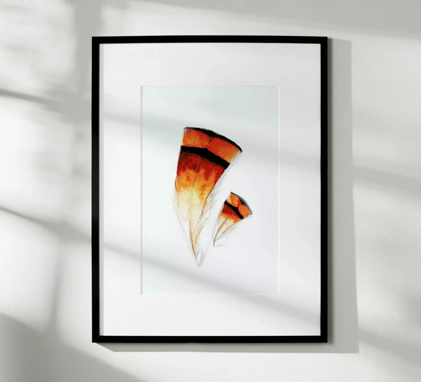 Pheasant Feathers poster van Karolina Kijak