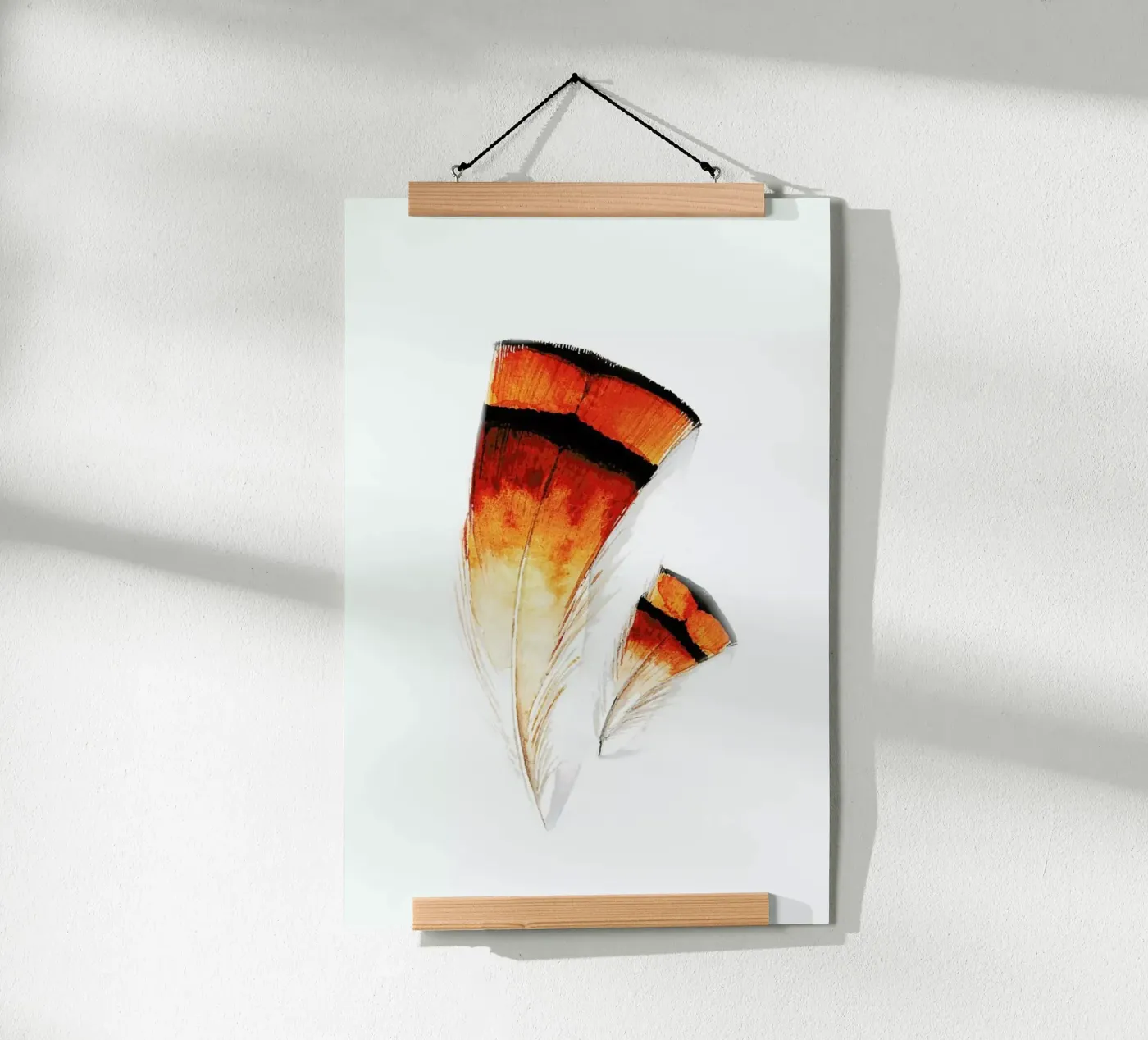 Pheasant Feathers poster by Karolina Kijak