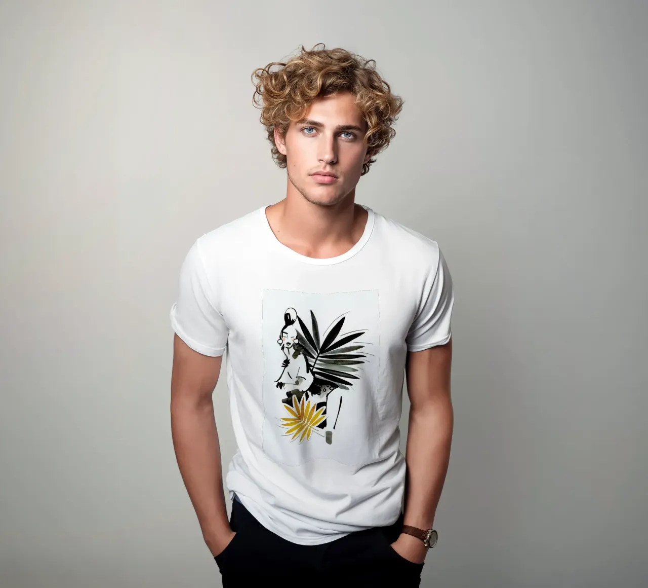 Miss Palmé t-shirt da Ekaterina Koroleva