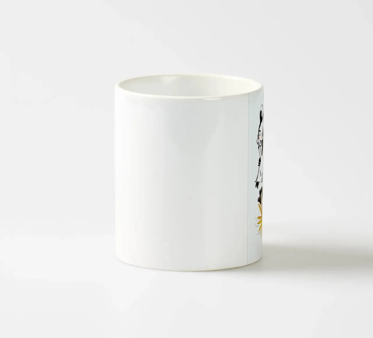 Miss Palmé tazza in ceramica da Ekaterina Koroleva
