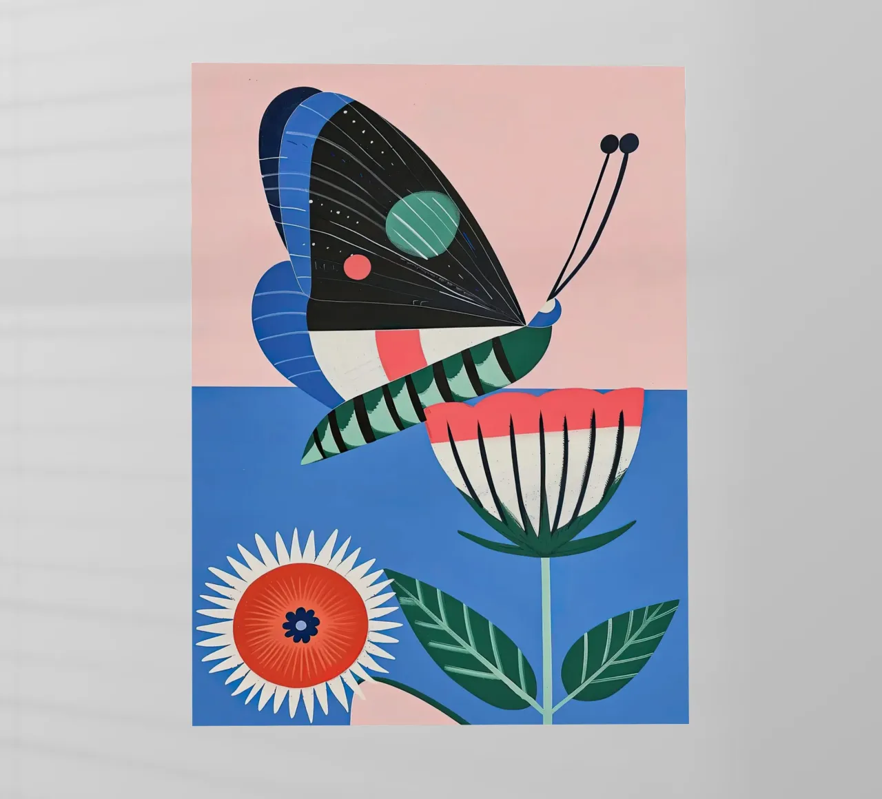 Farfalla e fiore pellicola backlit da DaarbyN