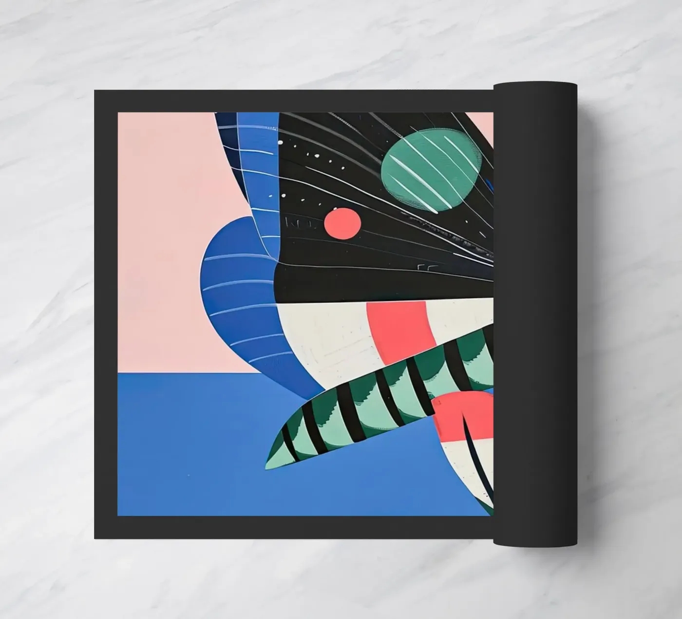 Butterfly and Flower Fußmatte von DaarbyN