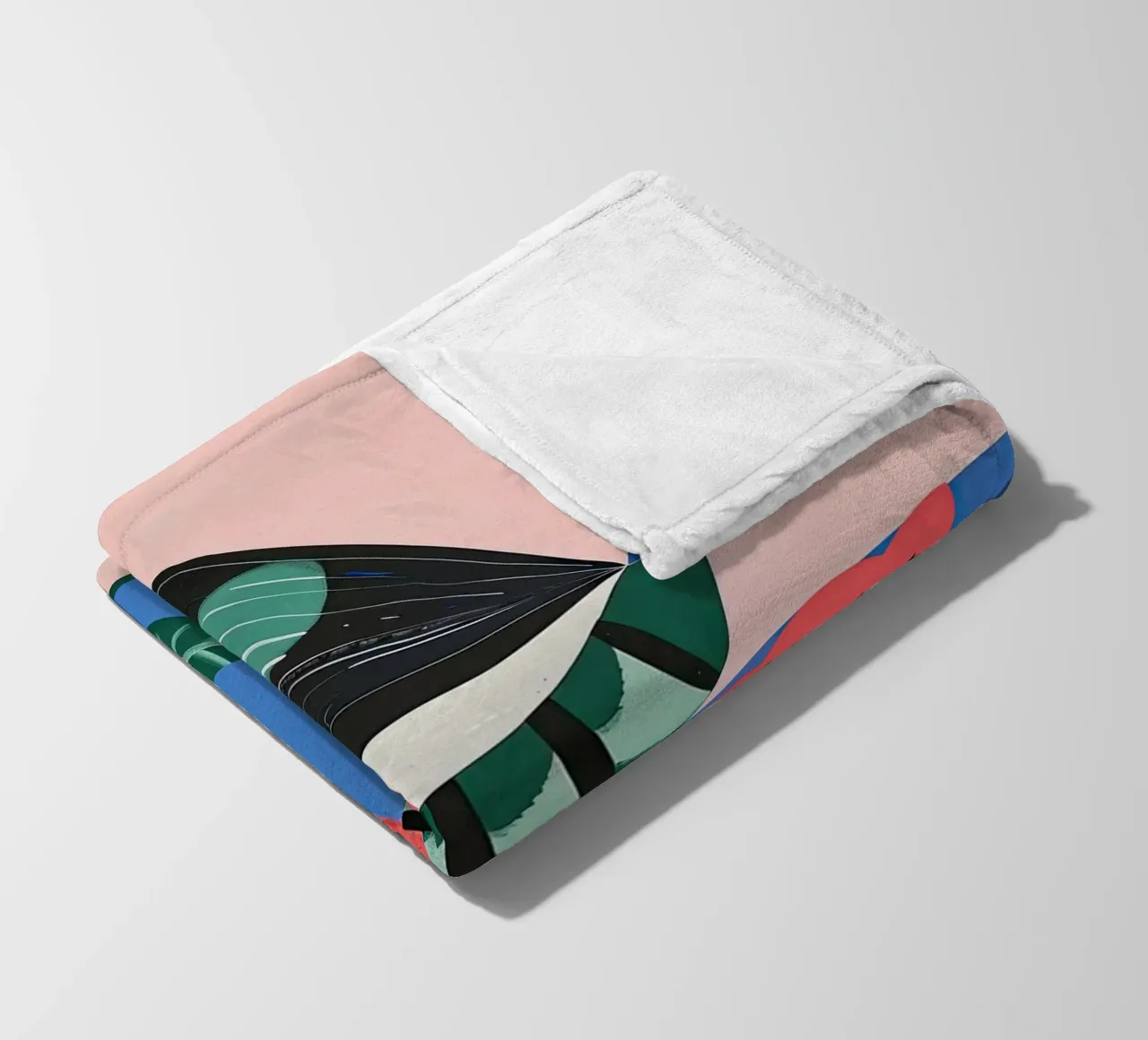 Farfalla e fiore coperta in pile da DaarbyN