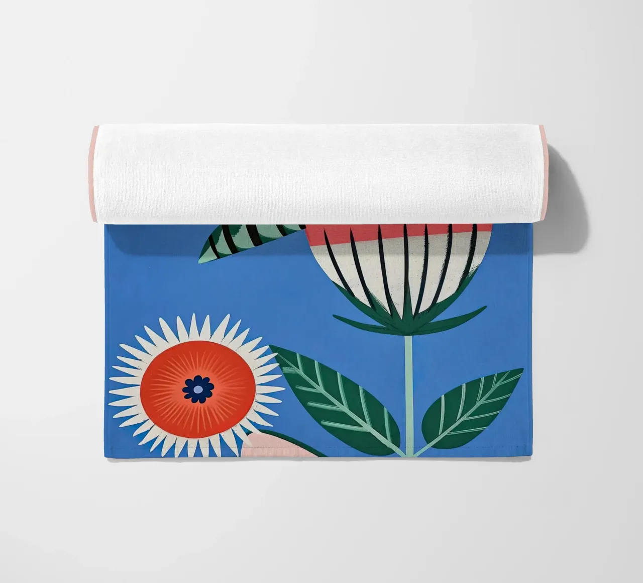 Farfalla e fiore telo mare da DaarbyN