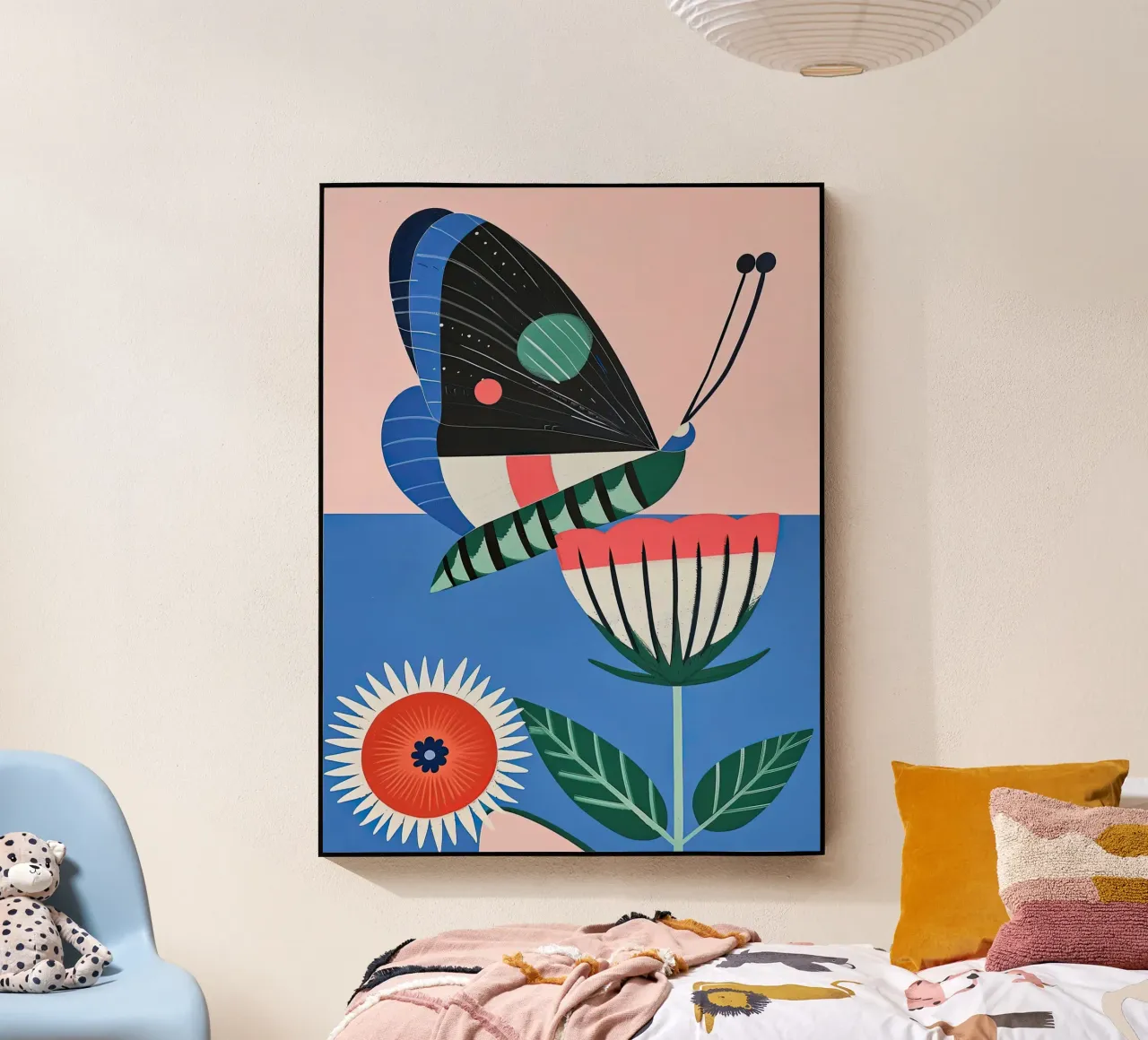 Farfalla e fiore plexiglass da DaarbyN