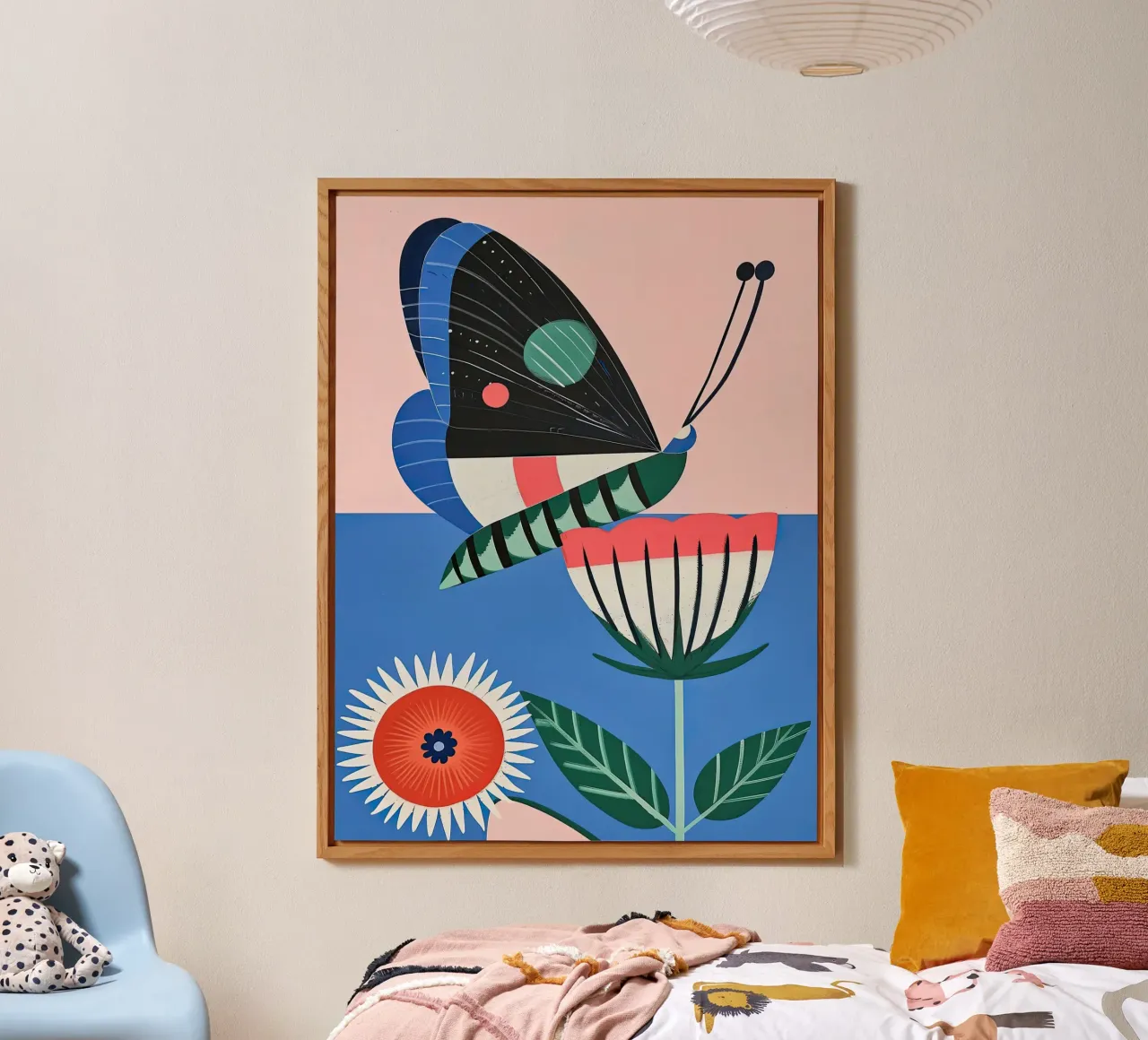 Farfalla e fiore pannello forex da DaarbyN