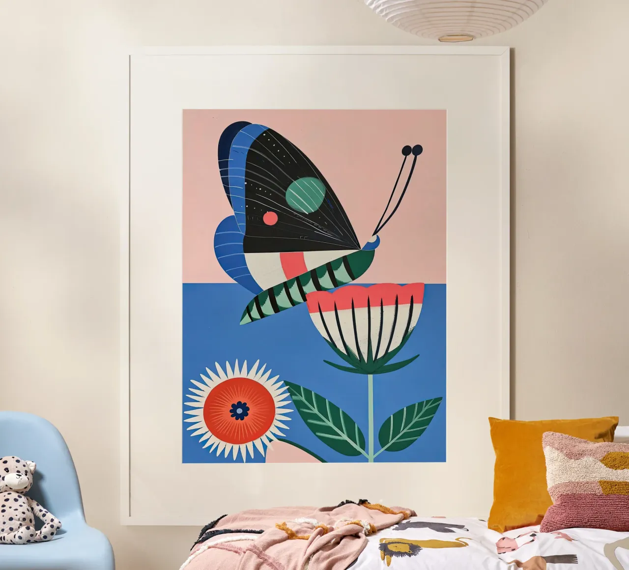 Farfalla e fiore poster da DaarbyN