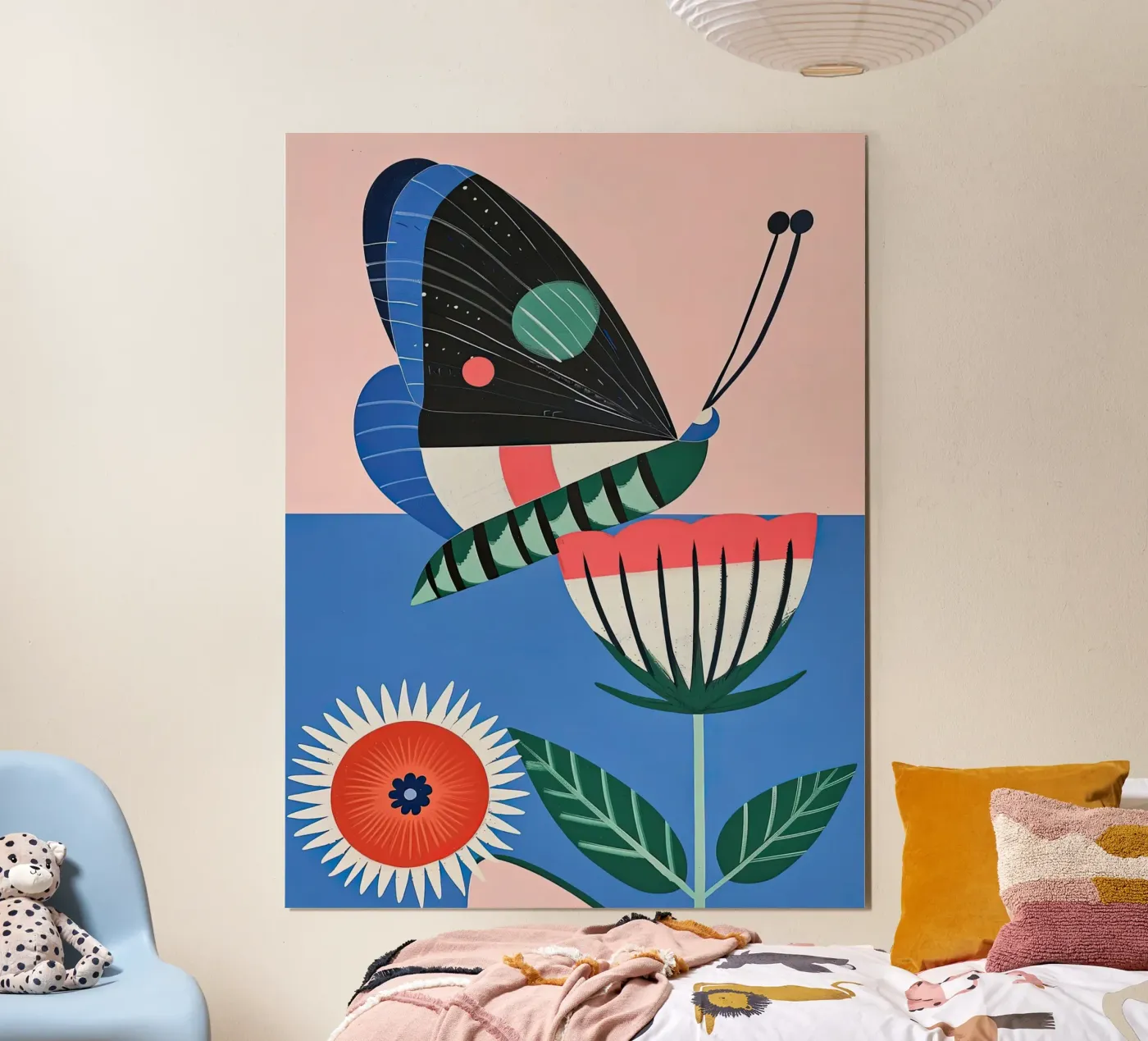 Butterfly and Flower Poster von DaarbyN