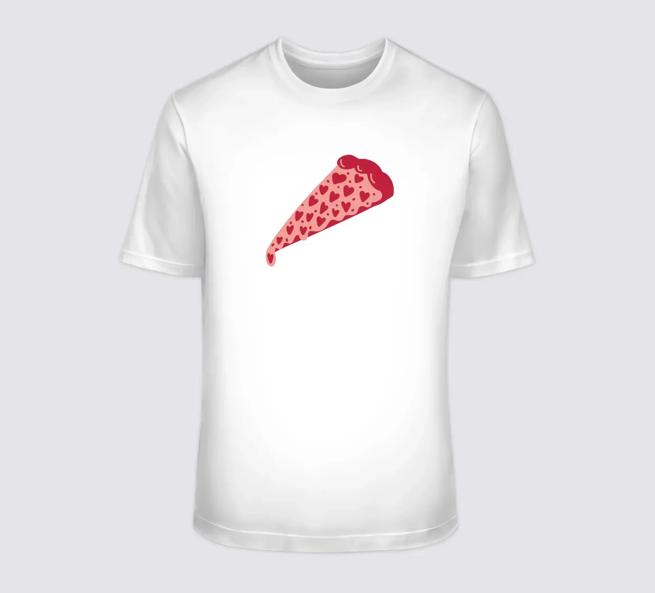 Pizza with extra Love t-shirt da Illustration Raissa Oltmanns