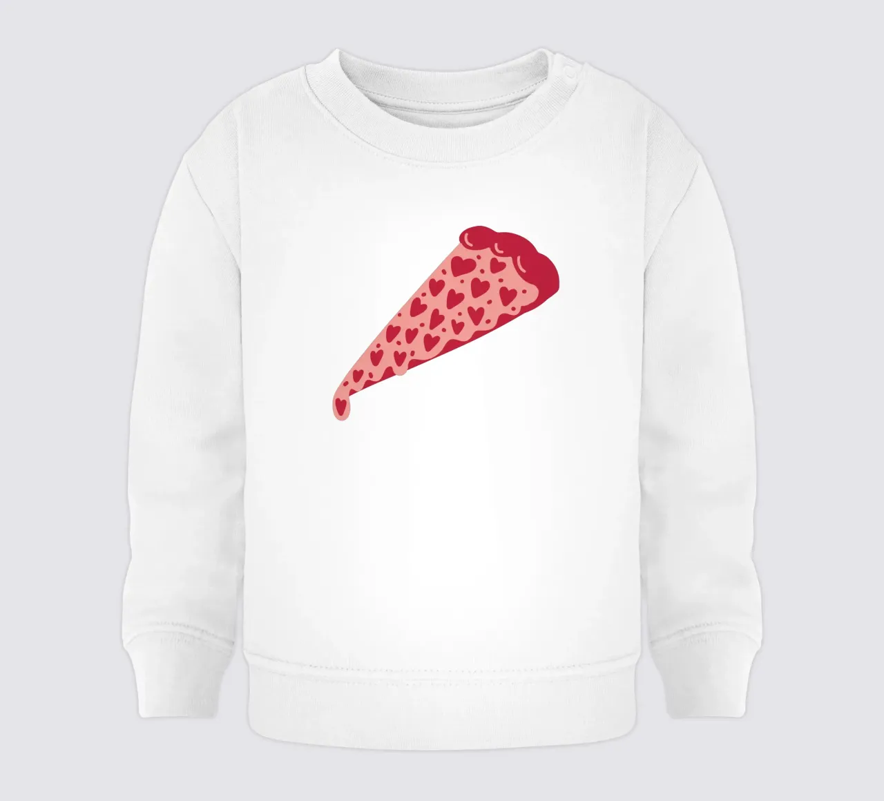 Pizza with extra Love felpa neonato da Illustration Raissa Oltmanns