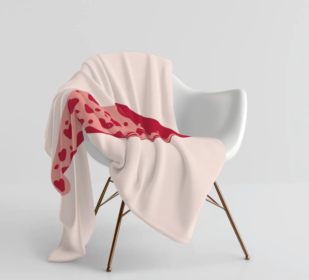 Pizza with extra Love coperta in pile da Illustration Raissa Oltmanns