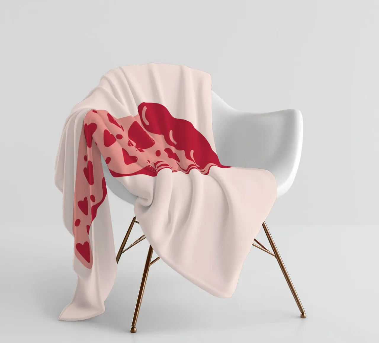 Pizza with extra Love coperta in pile da Illustration Raissa Oltmanns