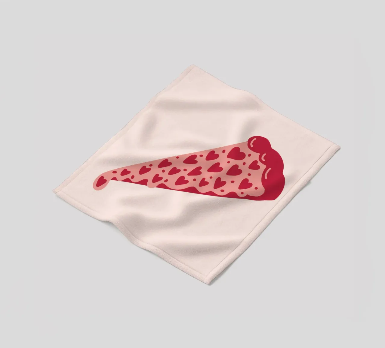 Pizza with extra Love coperta in pile da Illustration Raissa Oltmanns