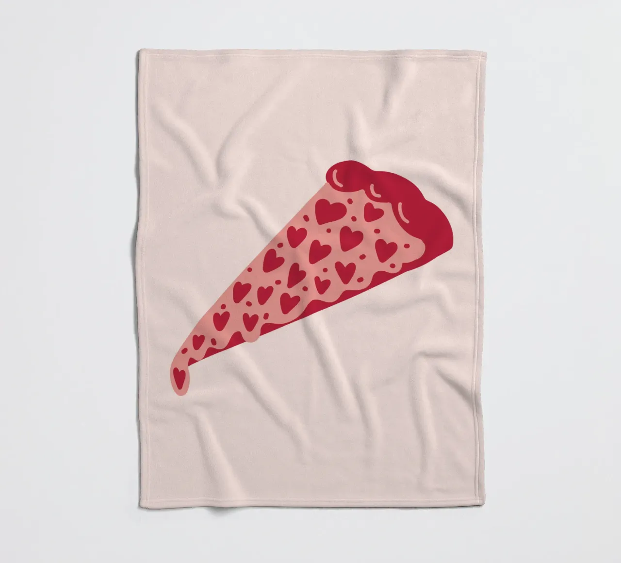 Pizza with extra Love coperta in pile da Illustration Raissa Oltmanns