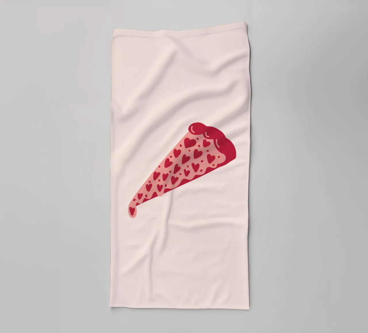 Pizza with extra Love asciugamano da bagno da Illustration Raissa Oltmanns