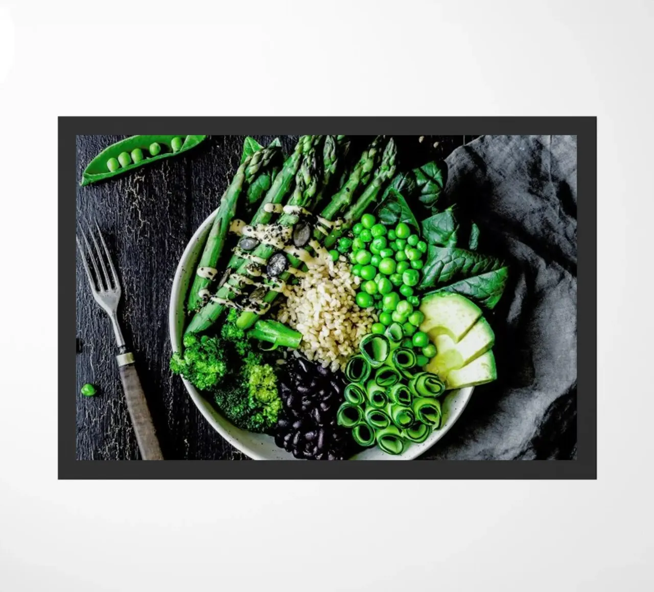 Grüne Bowl zerbino da Eat this
