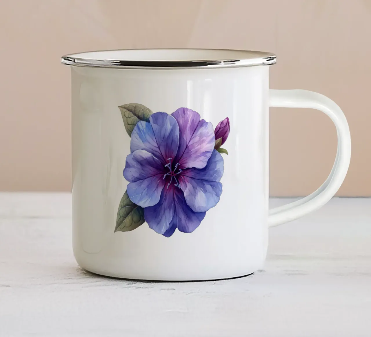 Fiore di Phlox tazza in smalto da Bold Blooms