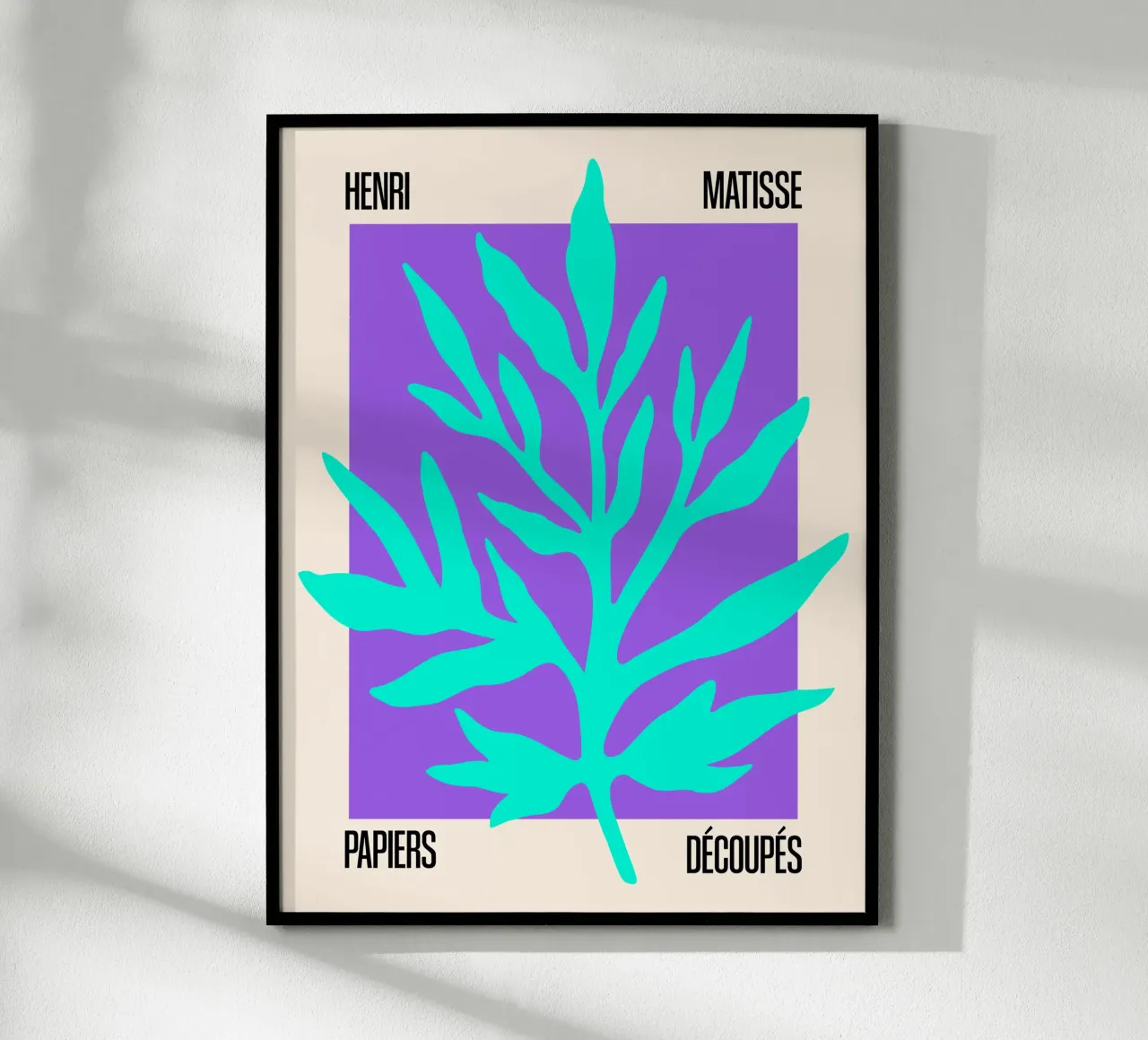 Matisse Cutout – Leaf poster da SMPLE