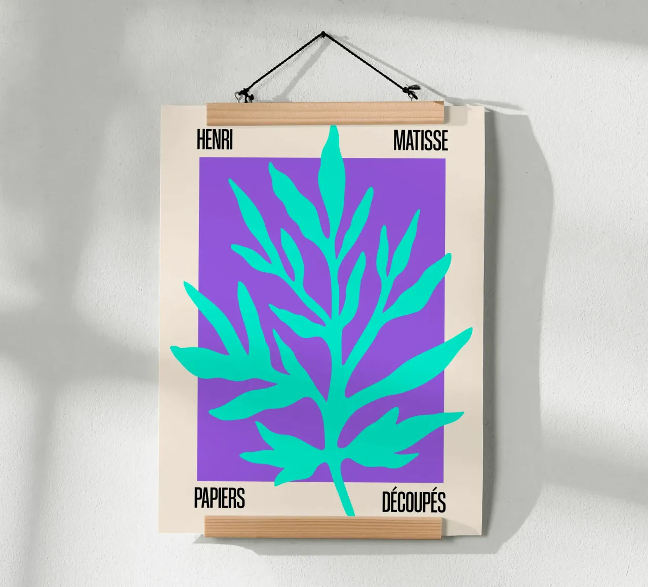 Matisse Cutout – Leaf poster da SMPLE