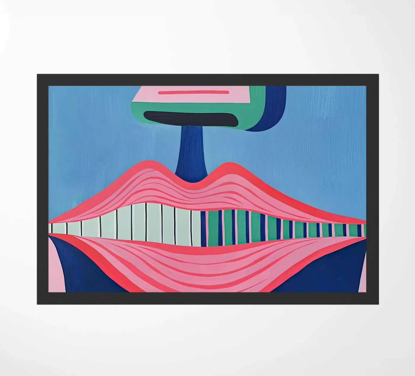 Lips doormat by DaarbyN