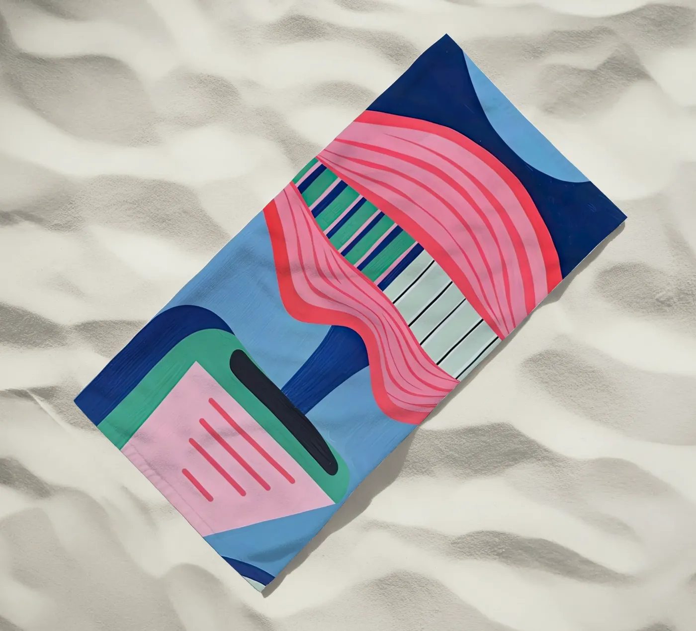Lips beach towel by DaarbyN