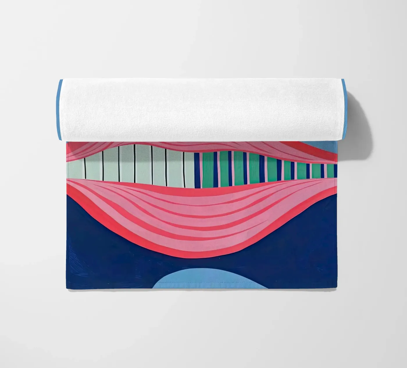 Lips beach towel by DaarbyN