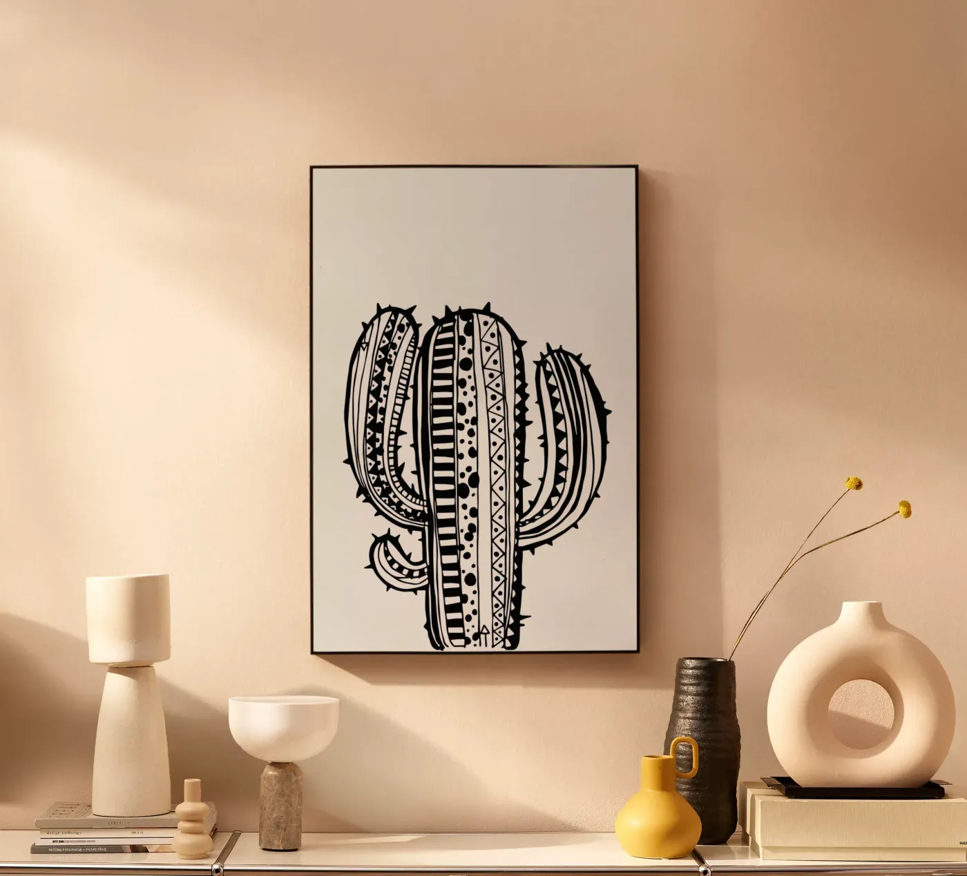 Kaktus acryl van Anna-Maren Zehnter