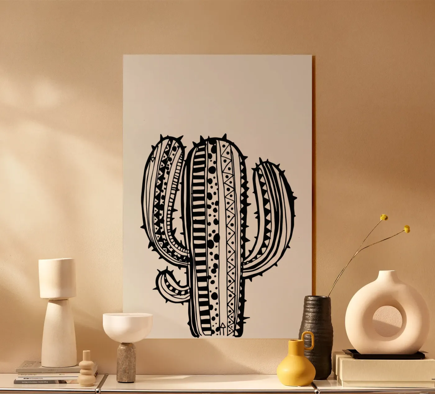 Kaktus acryl van Anna-Maren Zehnter