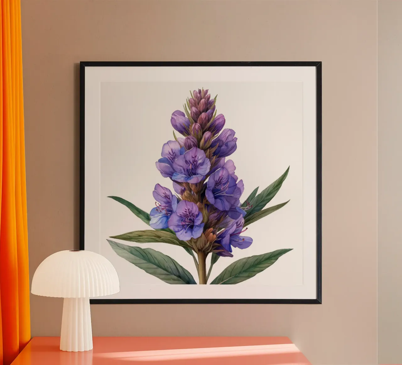 Physostegia Flower hahnemühle by Bold Blooms