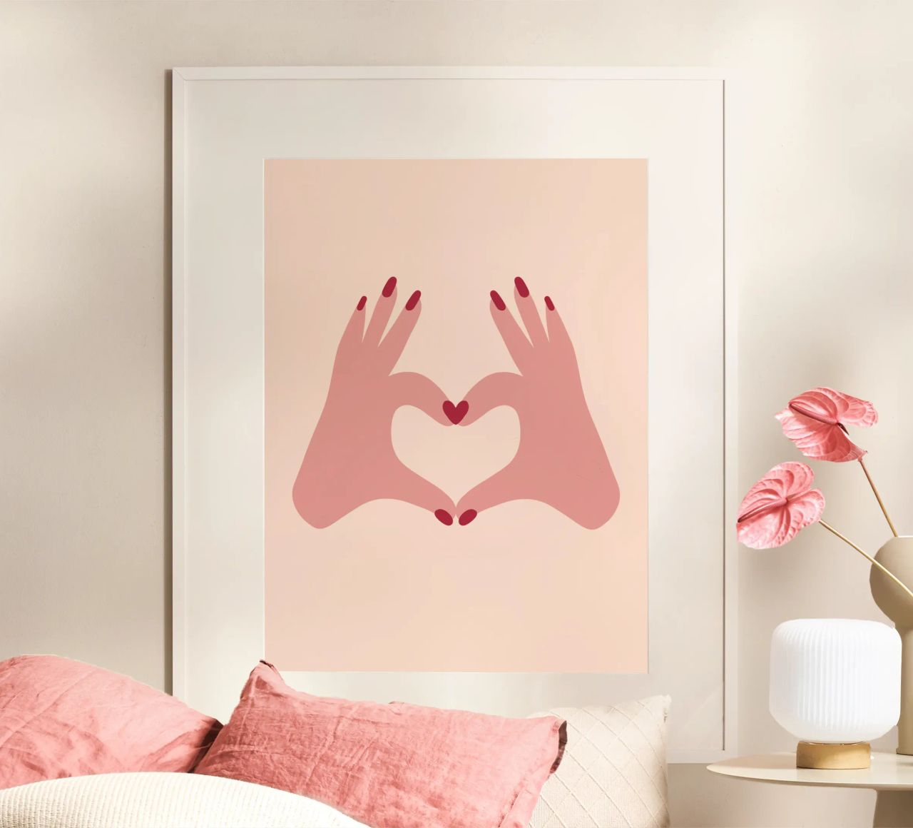 Liebe geht raus Poster von Illustration Raissa Oltmanns