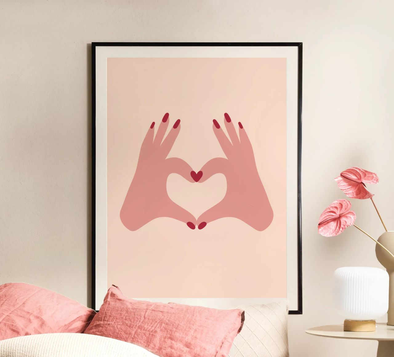 Liebe geht raus Poster von Illustration Raissa Oltmanns