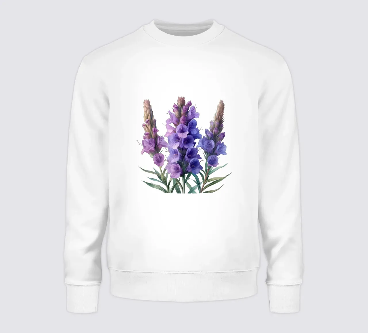 Physostegia Flower sweatshirt by Bold Blooms