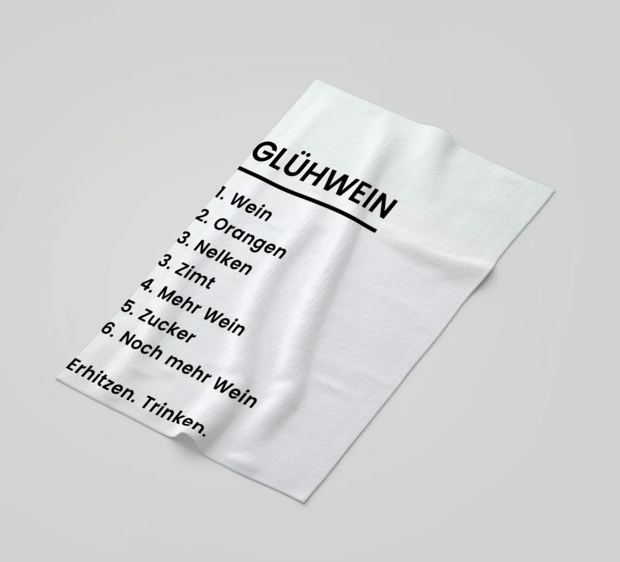 Glühwein Recipe telo mare da Studio One