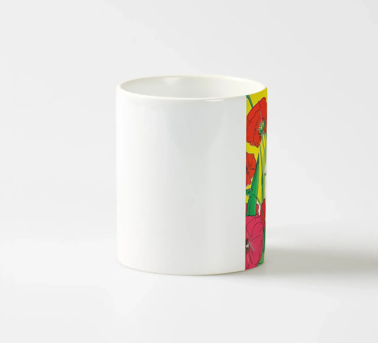 Donna e papaveri tazza in ceramica da DaarbyN