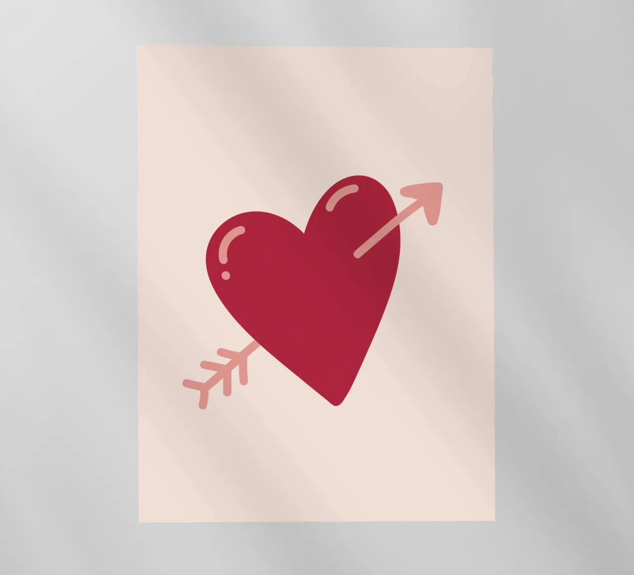 Cuore con freccia pellicola backlit da Illustration Raissa Oltmanns
