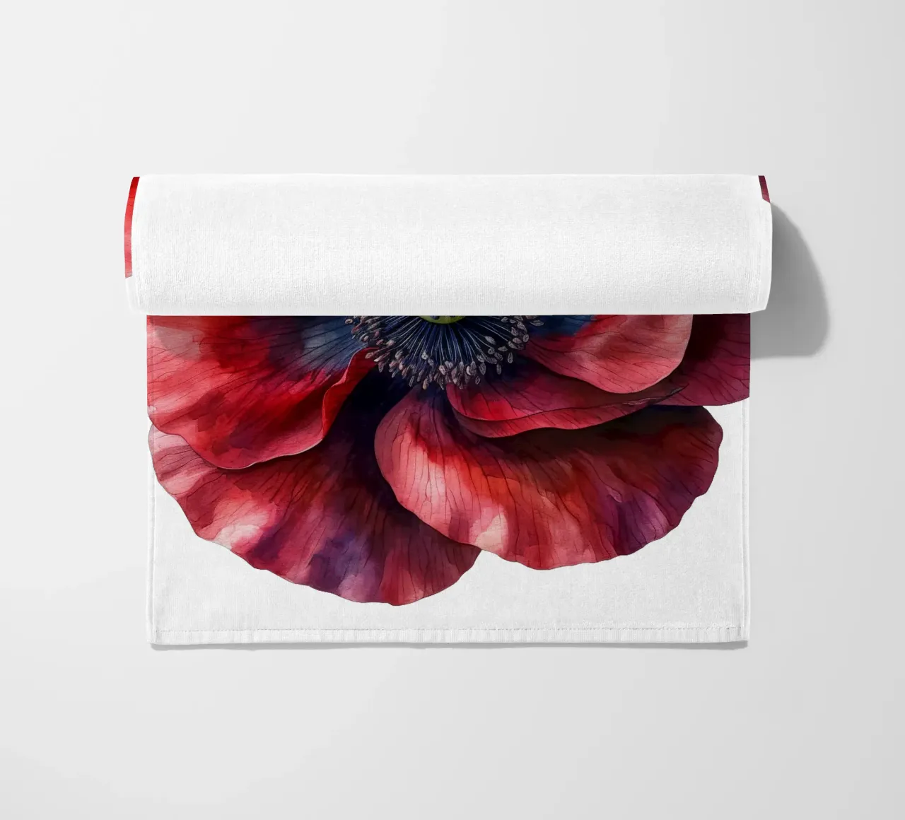Poppy Flower beach towel by Bold Blooms