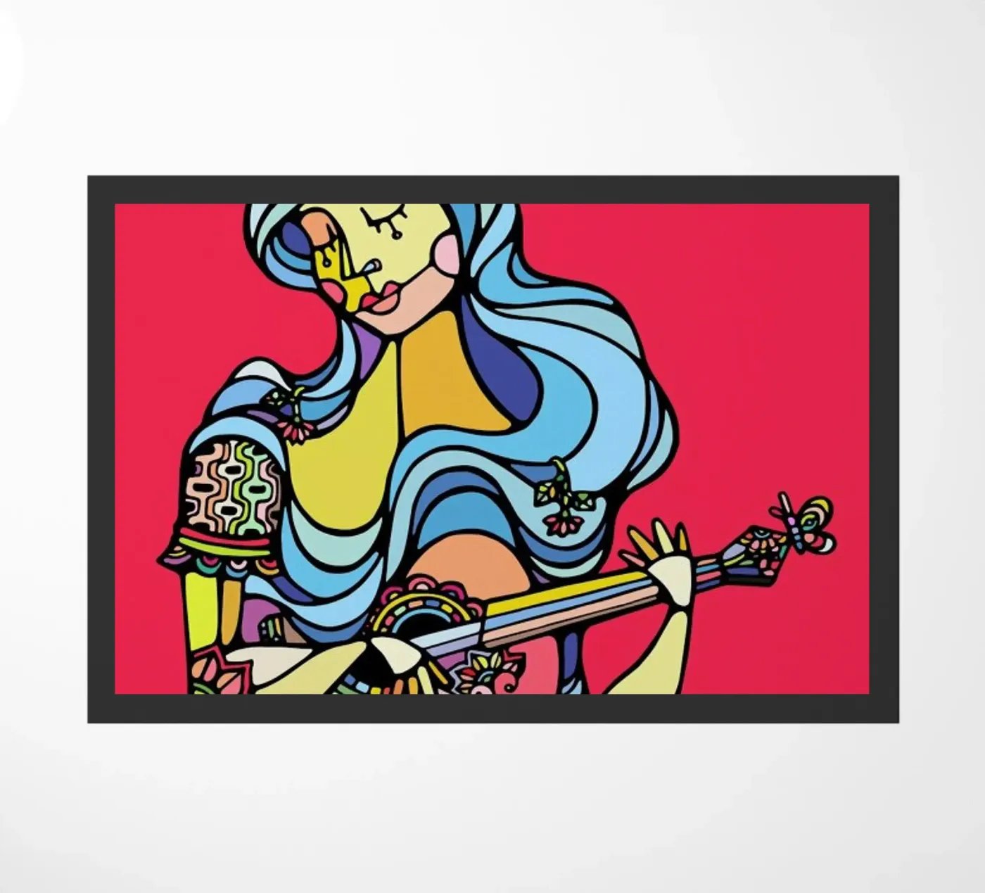 The Singer deurmat van Ninhol