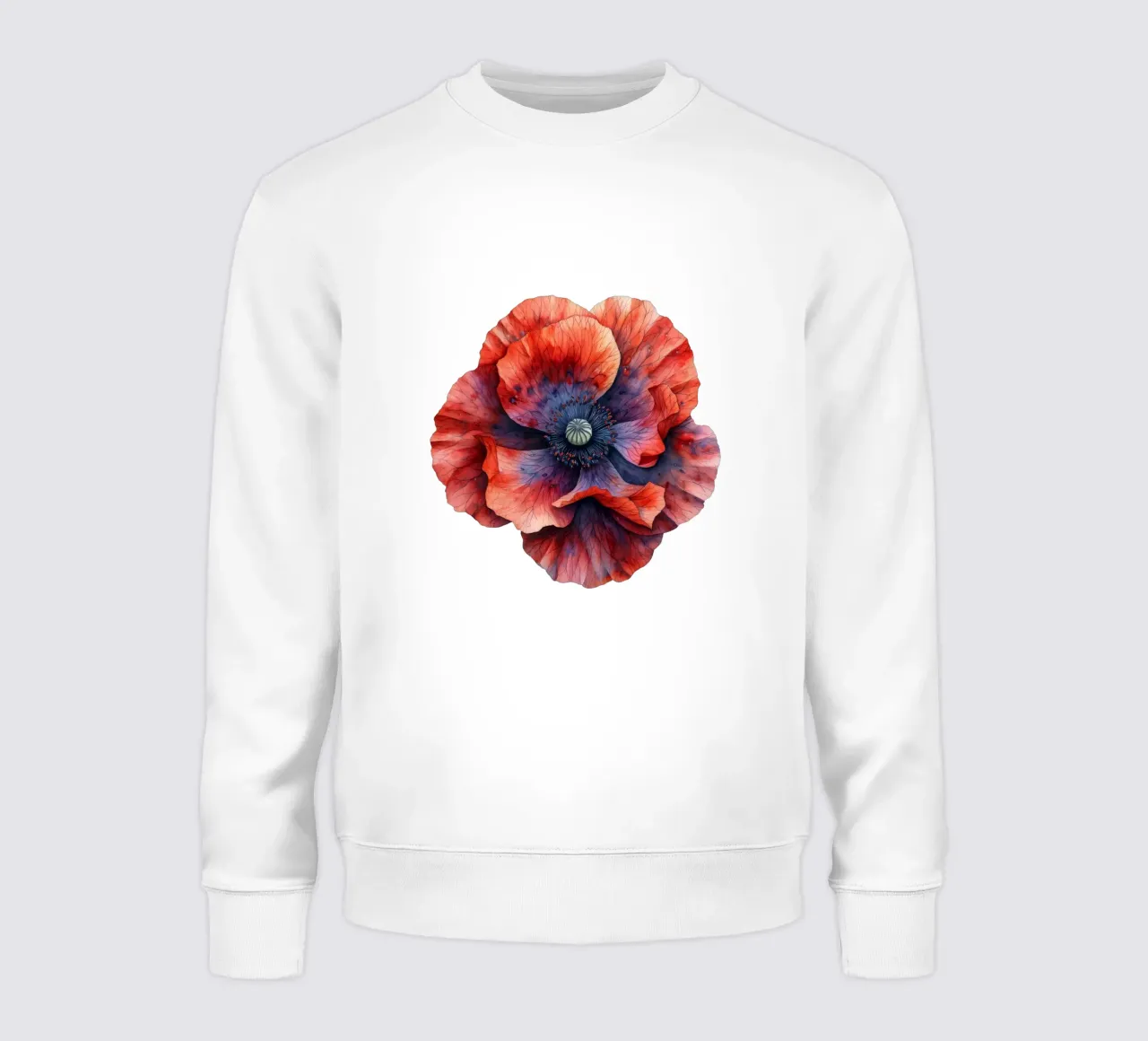 Fiore di papavero felpa da Bold Blooms