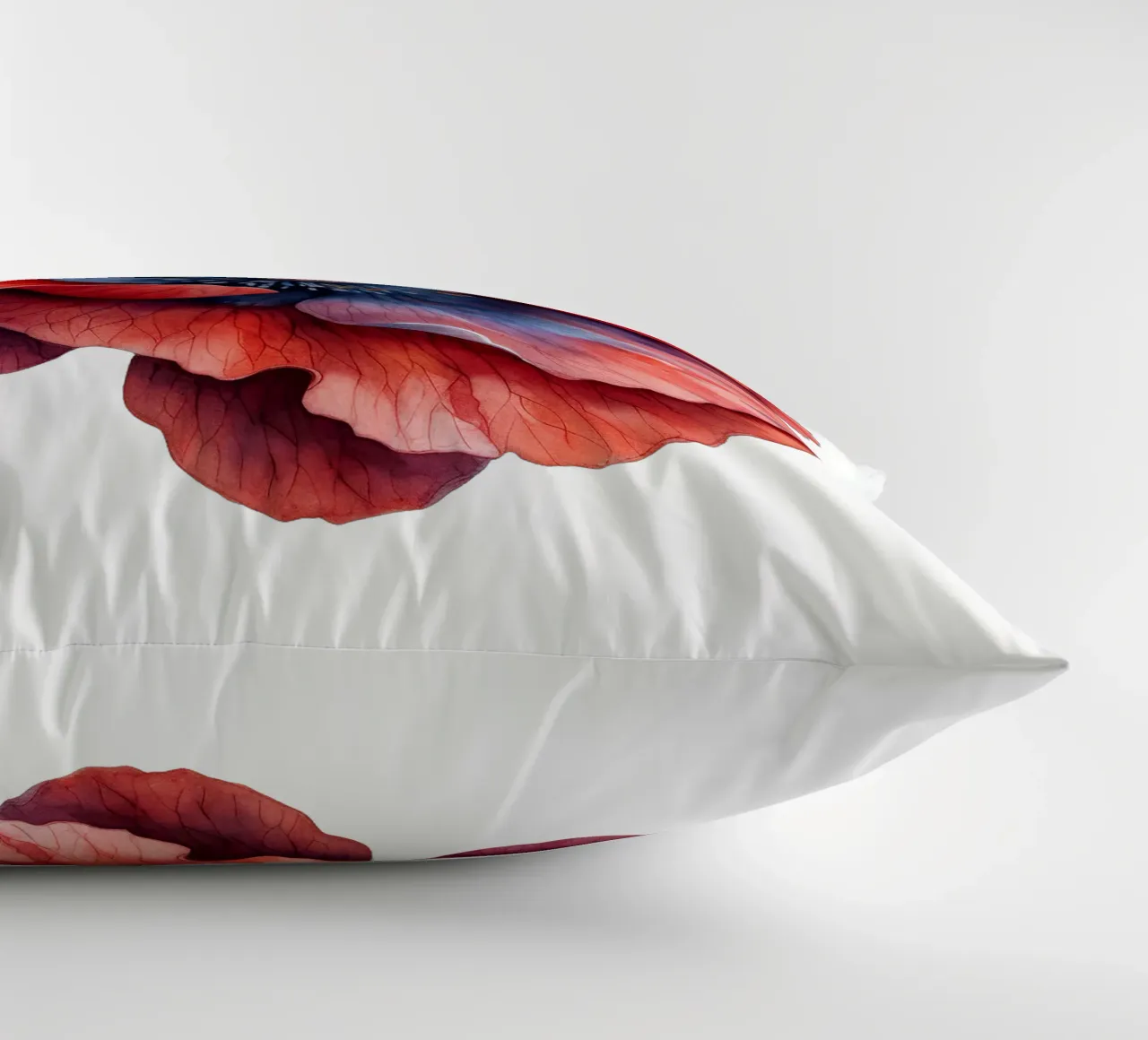 Poppy Flower decorative cushion by Bold Blooms