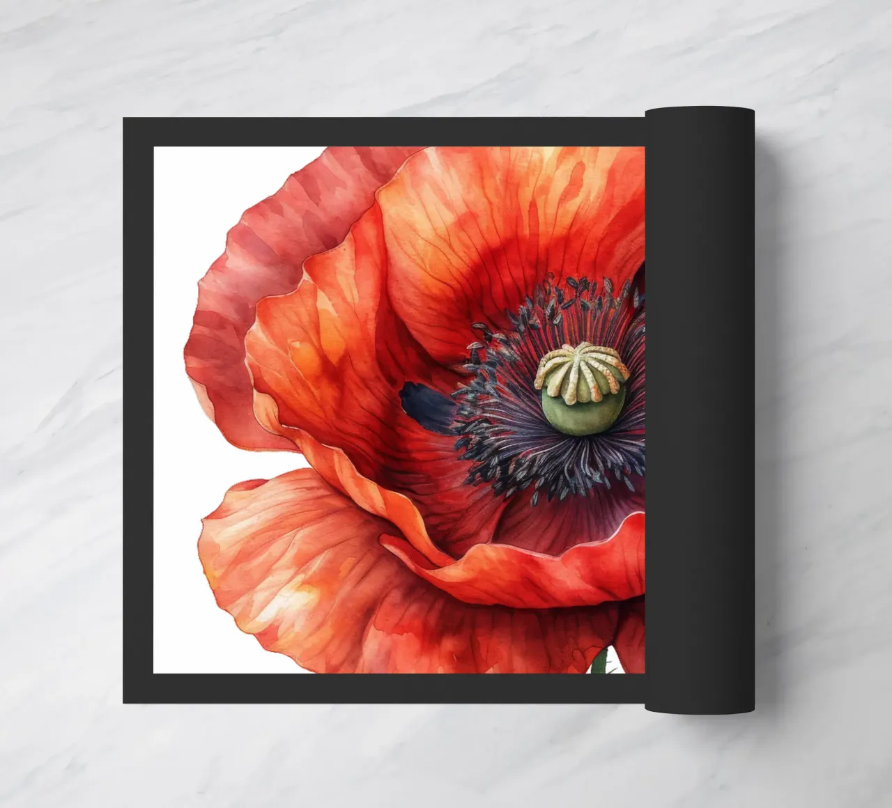 Fiore di papavero zerbino da Bold Blooms