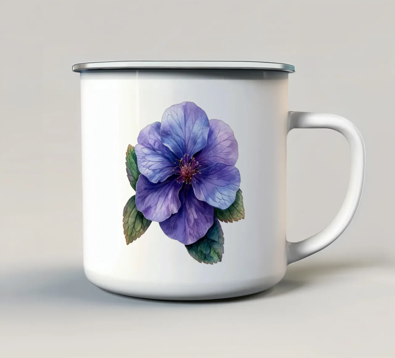Fiore di primula tazza in smalto da Bold Blooms