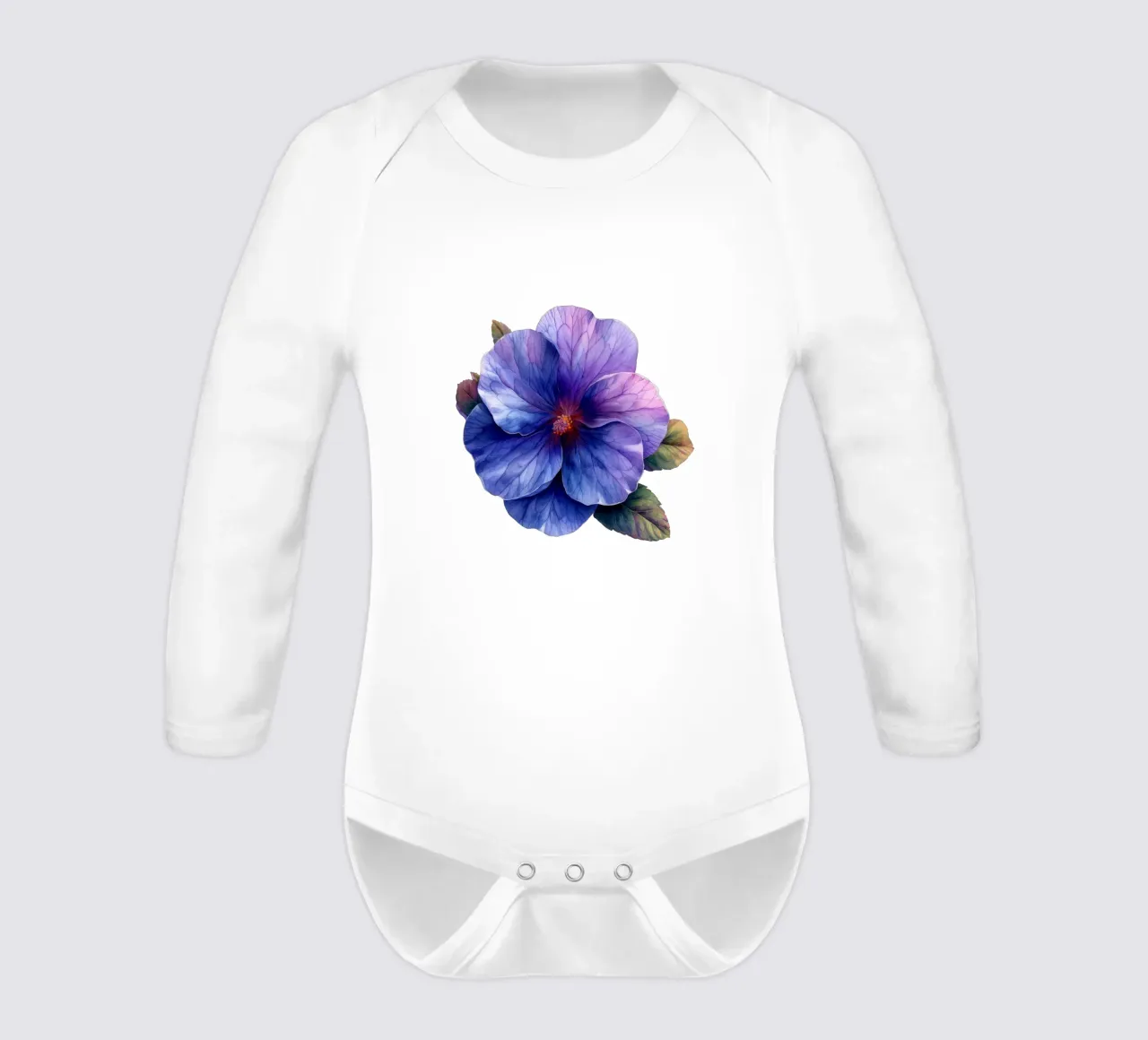 Fiore di primula body neonato maniche lunghe da Bold Blooms
