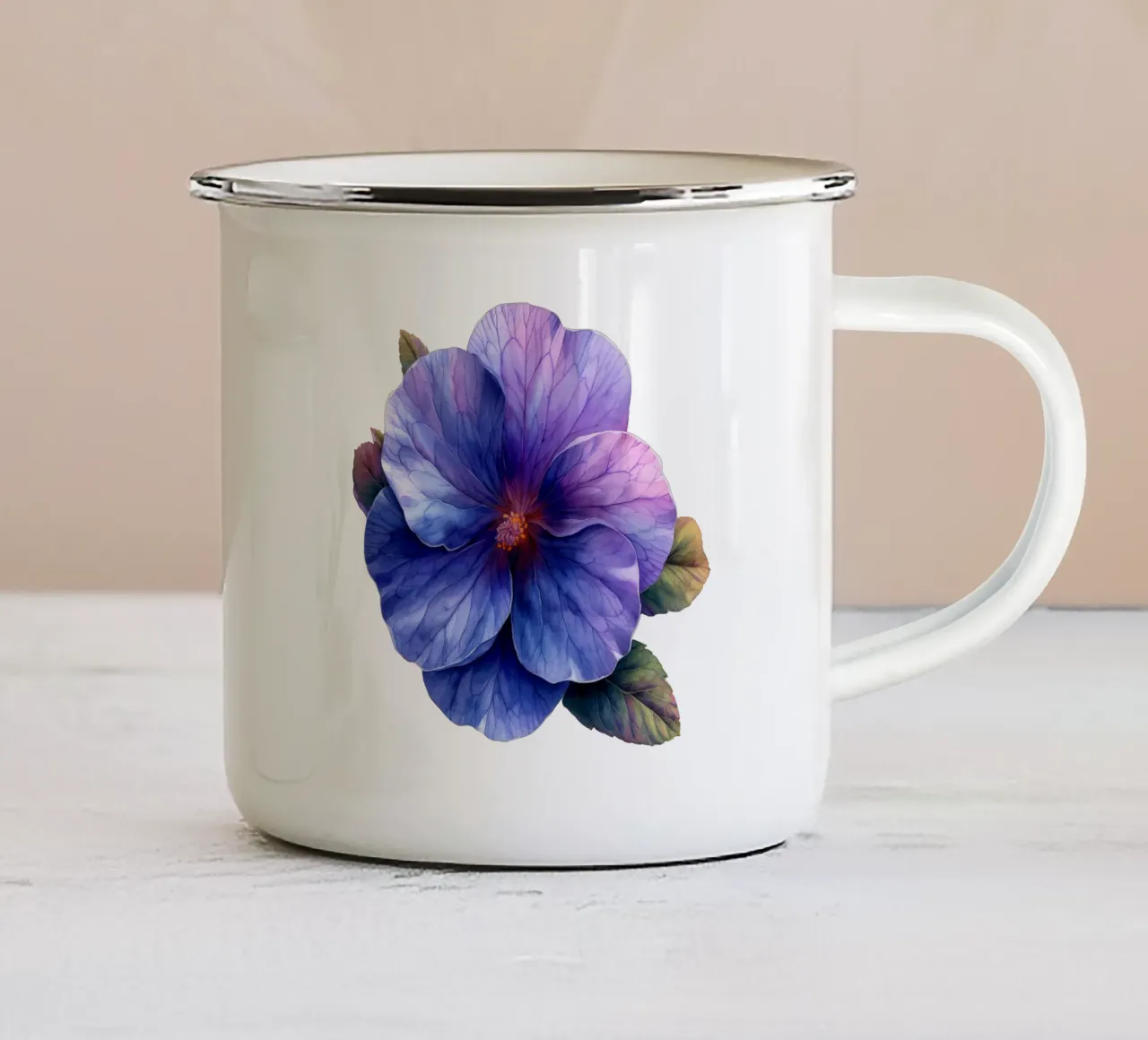Fiore di primula tazza in smalto da Bold Blooms