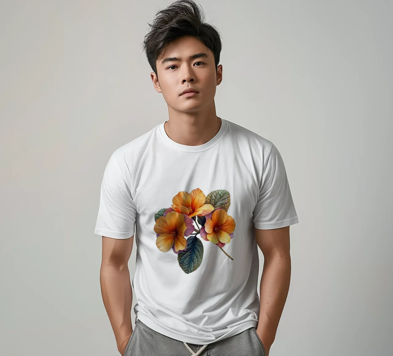 Fiore di primula t-shirt da Bold Blooms