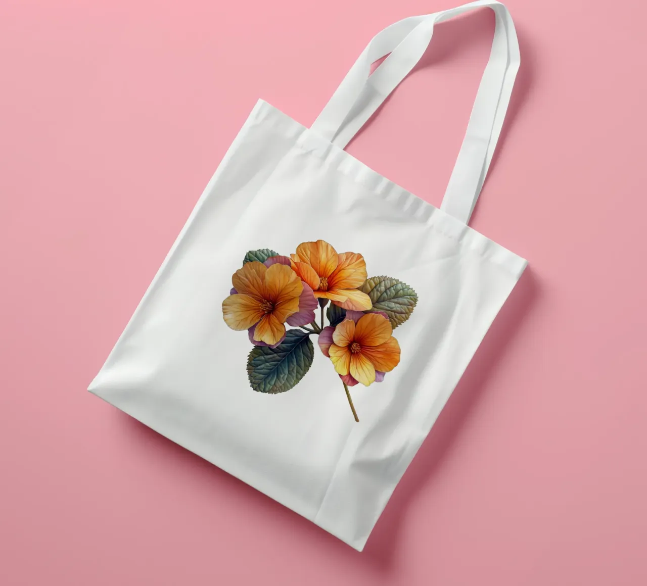 Fiore di primula borsa in juta da Bold Blooms