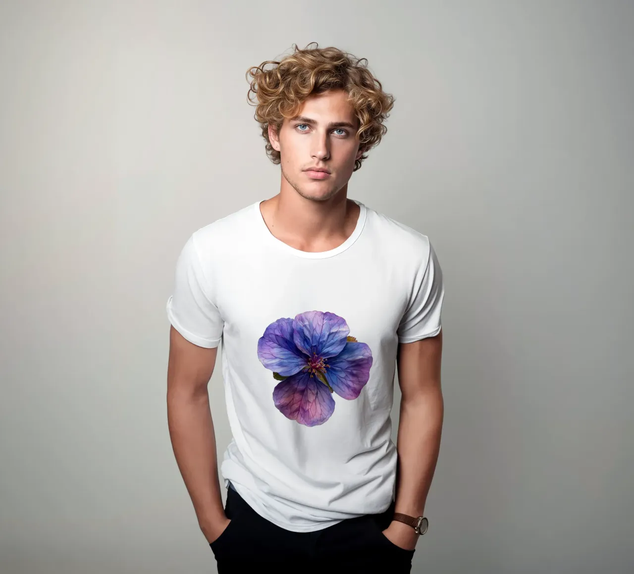 Fiore di primula t-shirt da Bold Blooms