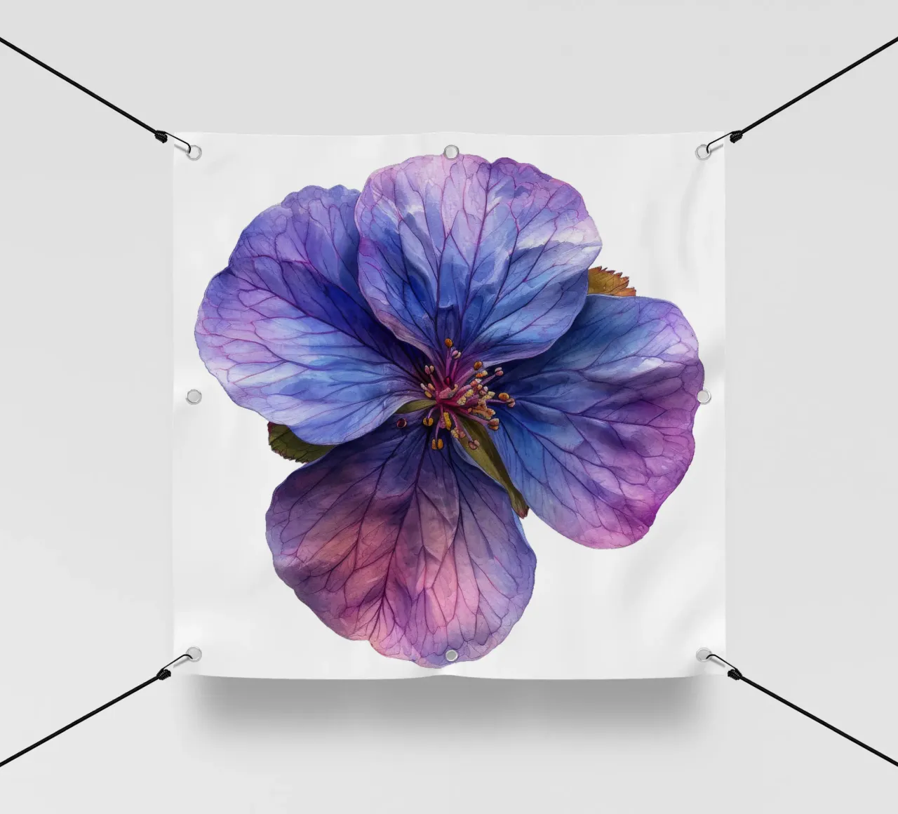 Fiore di primula telo in pvc da Bold Blooms