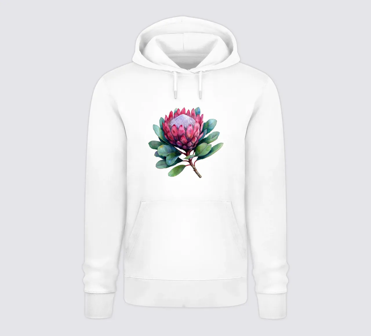 Fiore di protea felpa con cappuccio da Bold Blooms