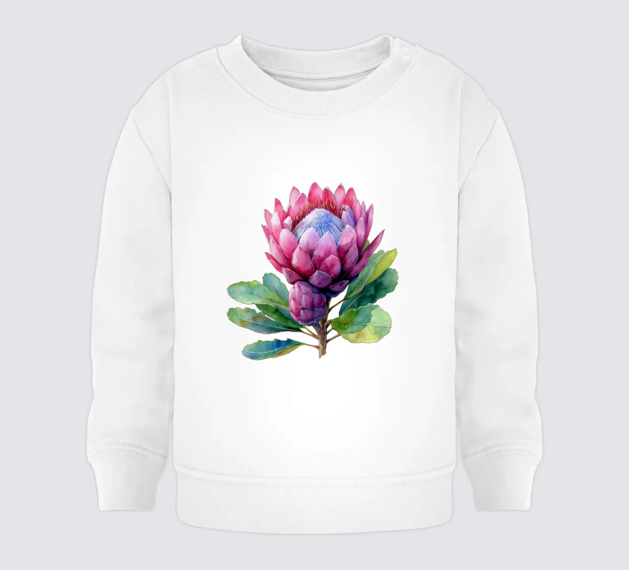 Fiore di protea felpa neonato da Bold Blooms