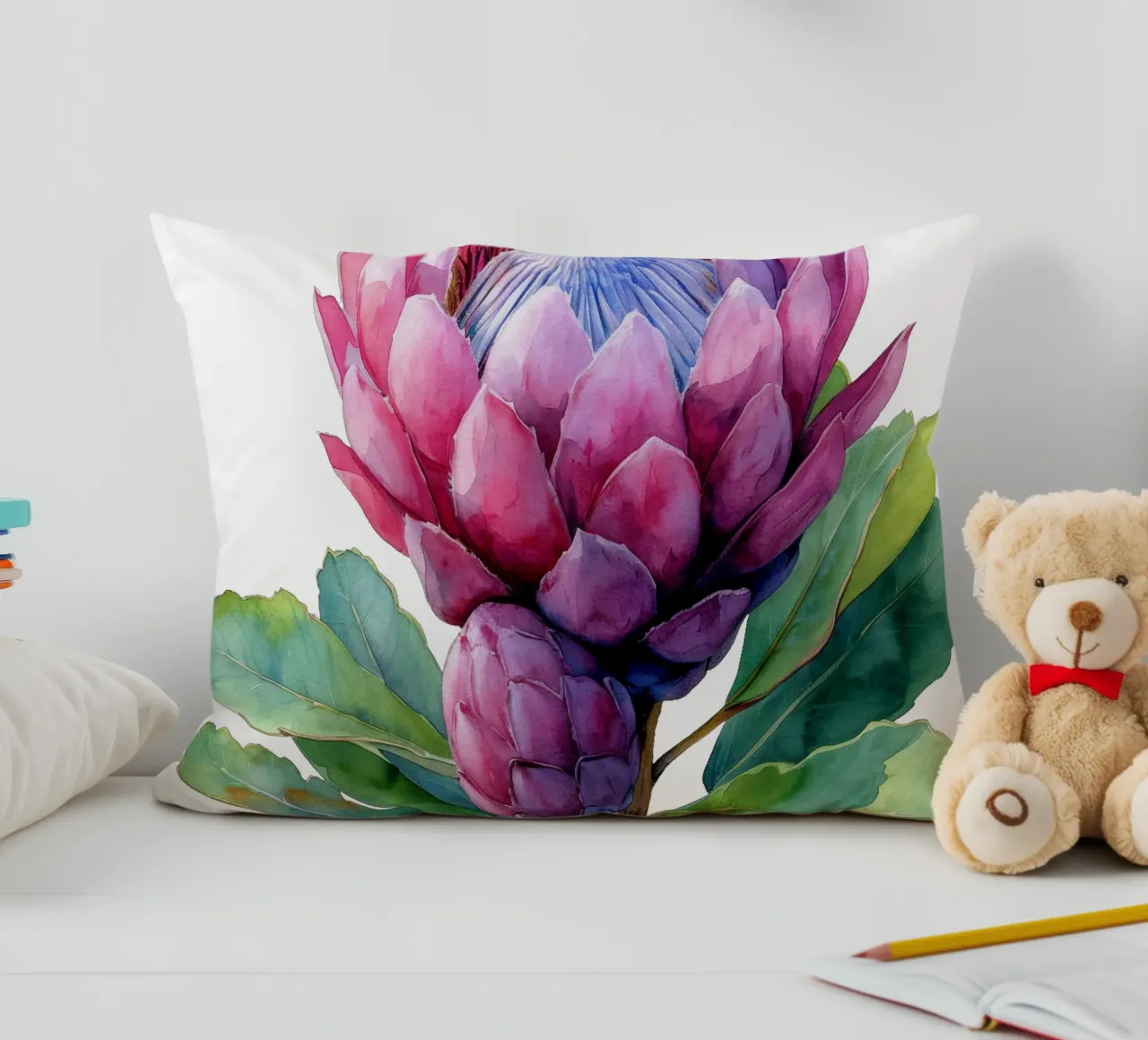 Fiore di protea cuscino da Bold Blooms